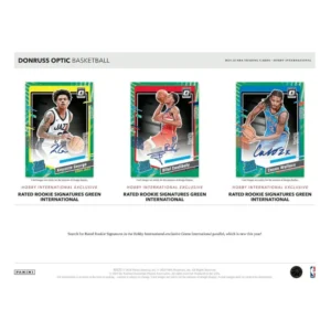2023-24 Panini Donruss Optic Basketball International Hobby Box iepakojums
