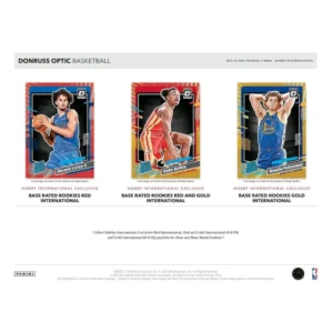 2023-24 Panini Donruss Optic Basketball International Hobby Box iepakojums