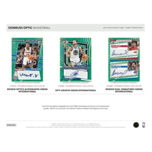 2023-24 Panini Donruss Optic Basketball International Hobby Box iepakojums