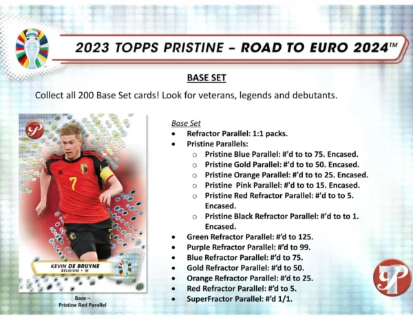 2024 Topps Pristine Road to UEFA EURO - Futbola Hobby pack