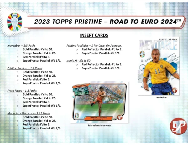 2024 Topps Pristine Road to UEFA EURO - Futbola Hobby pack