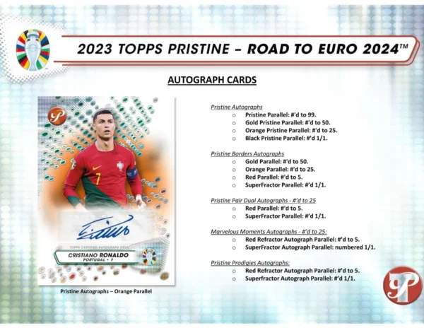2024 Topps Pristine Road to UEFA EURO - Futbola Hobby pack