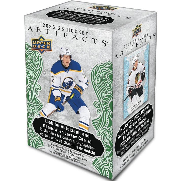 2025 26 upper deck artifacts blaster box