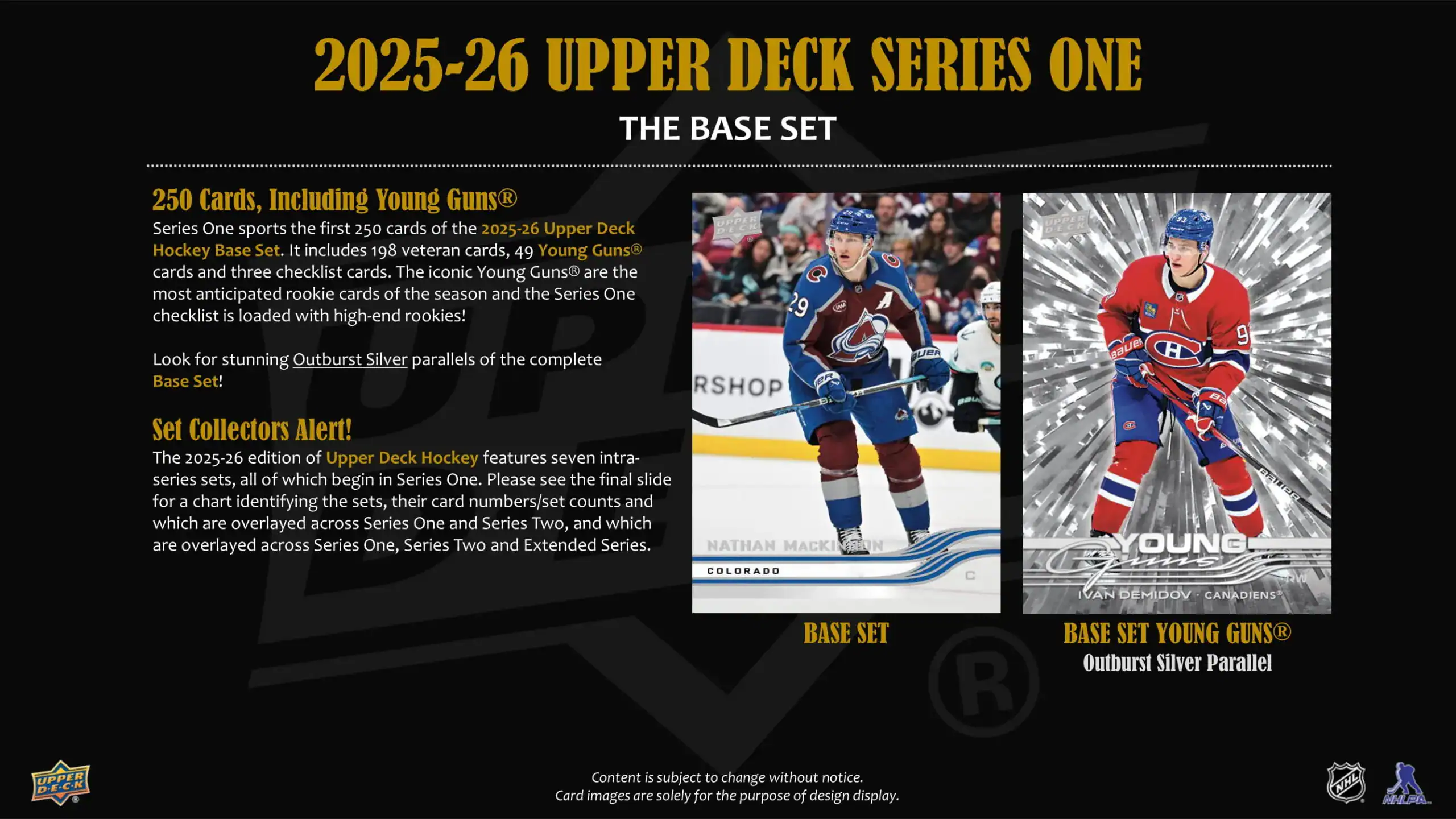 2025-26 Upper Deck Series 1 Hockey Hobby Box - Kanika
