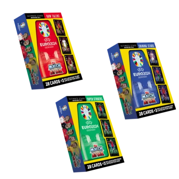 MATCH ATTAX EURO 2024 Players Cards booster tin all 3