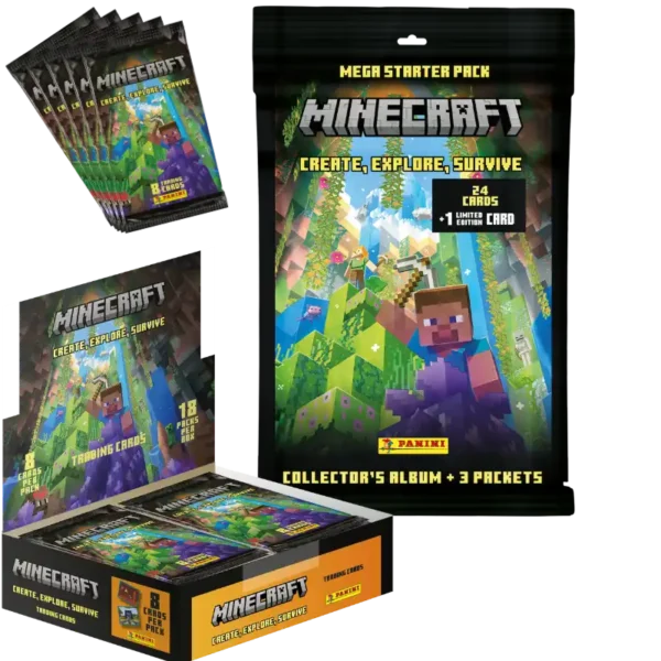 Minecraft 3 Коллекционные карты MEGA COMBO
