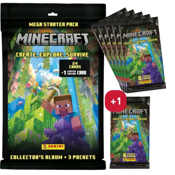 Minecraft 3 Коллекционные карты STARTER COMBO