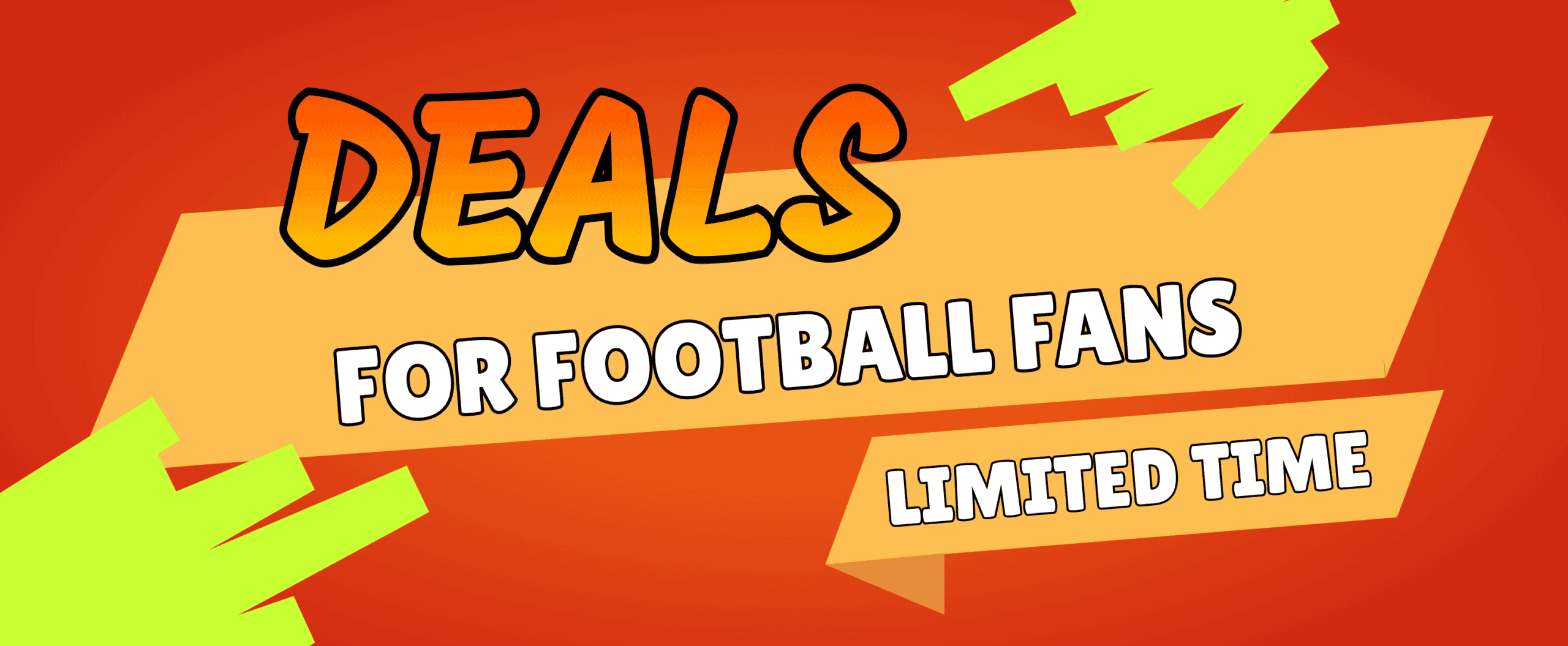 Ценные предложения для футбольных фанатов, ограниченное время.