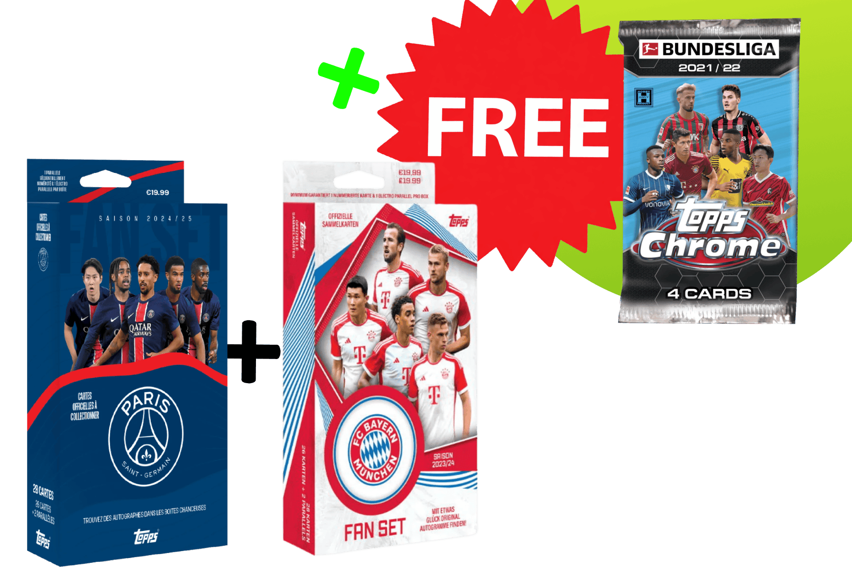 Football collections with playing cards and free bonus.