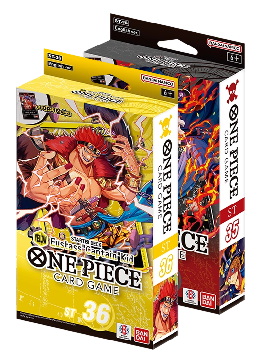 A set of One Piece playing cards featuring Luffy and other characters.