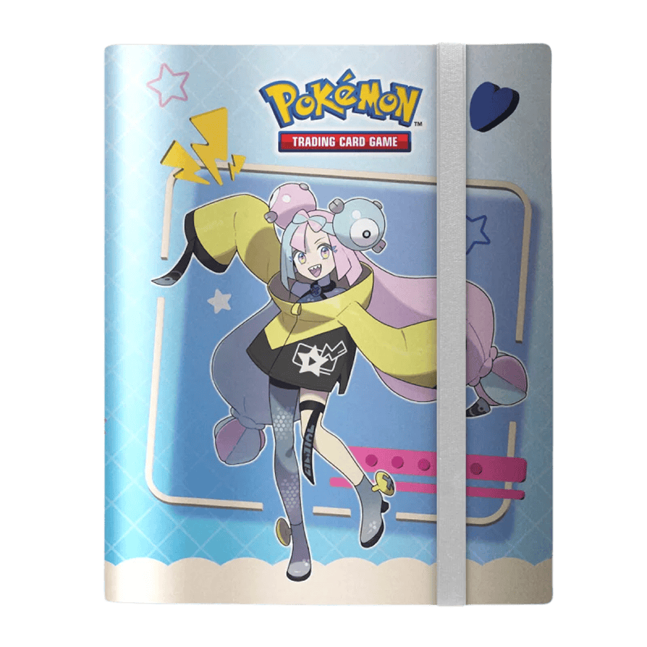 Pokémon 9-Pocket Pro kolekcionēšanas mapīte ar Pikachu un Pokémon dizainu.