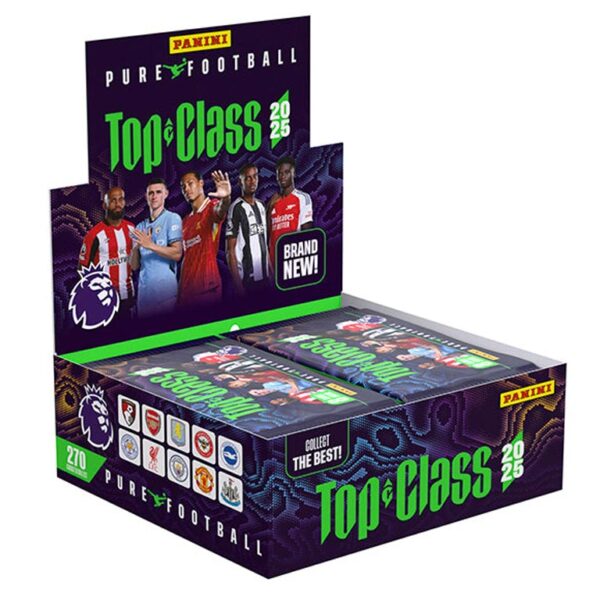 panini premier league top class 2025 futbolo kortelė BOX