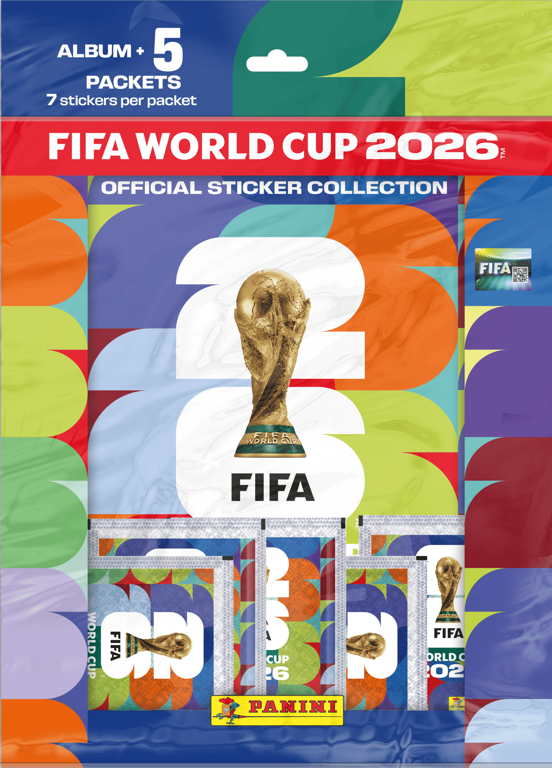 FIFA Pasaules kauss 2026 uzlīmes kolekcija, oficiālas futbola uzlīmes, FIFA World Cup 2026.